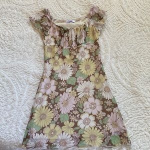 RSQ (from Tilly’s) Floral mini dress size S